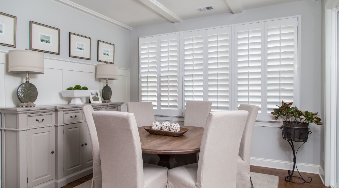 shutters in Fort Lauderdale living room